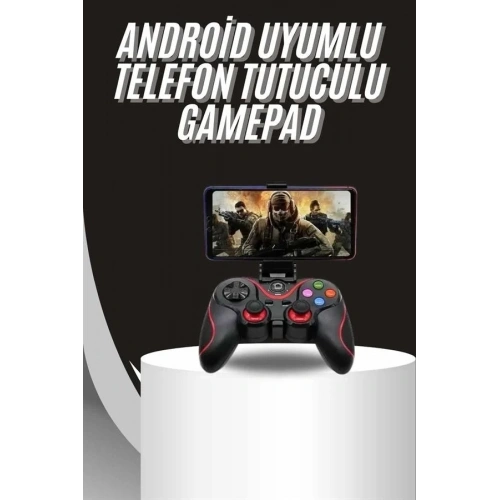Bluetooth Oyun Kolu Kablosuz Gamepad Android Uyumlu