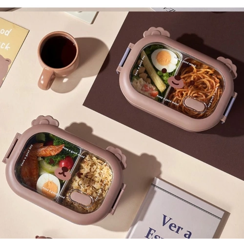 Bölmeli Paslanmaz Çelik Yemek Kutusu