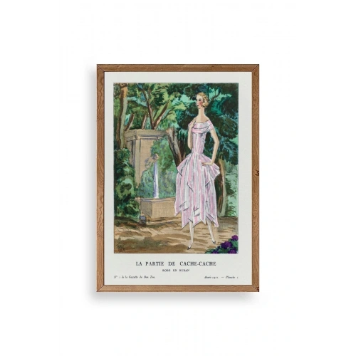 Bon Ton Gazetesi Ahşap Çerçeveli Tablo 30 x 42