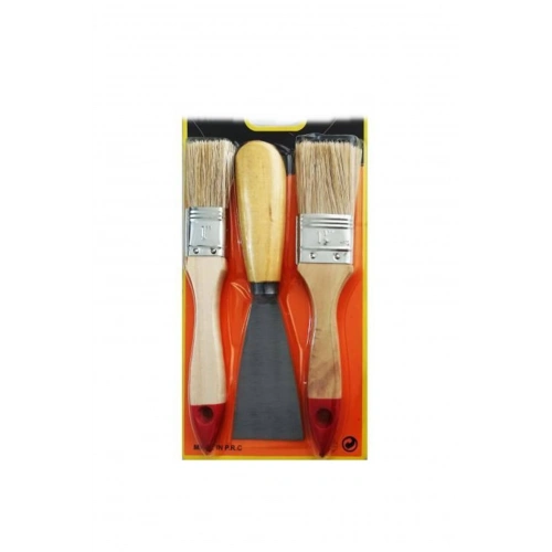 Boya Kestirme Fırça- Spatula Seti 3lü (5365)