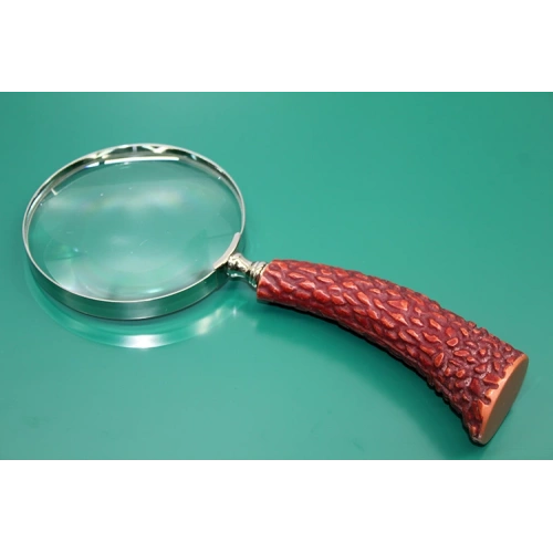 Horn Brass Magnifying Glass Model 4