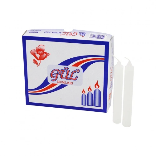 LARGE WHITE CANDLE 20-PACK