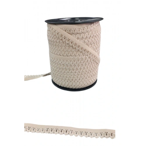 Çamaşır Askısı Şerit en 1 cm Bej 5 Metre