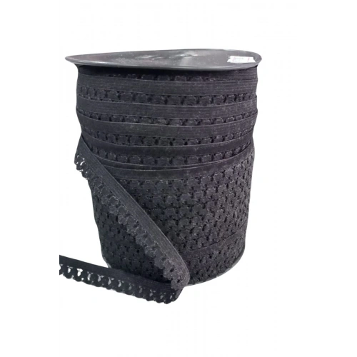 Çamaşır Askısı Şerit En 1 Cm Siyah 1 Metre