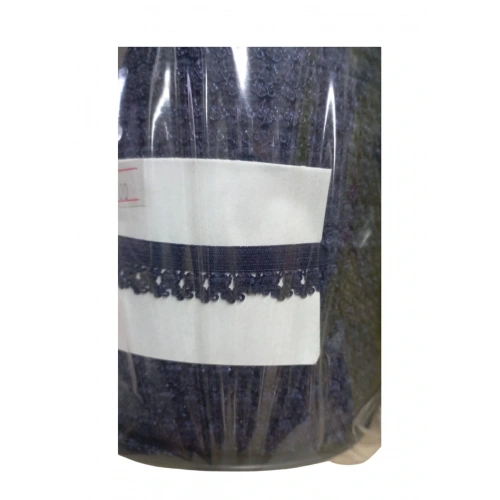Çamaşır Lastiği Dantelli 1 cm 75 Metre 1 Top Lacivert