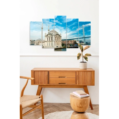 Camii 5 Parçalı Mdf Tablo 60 x 100