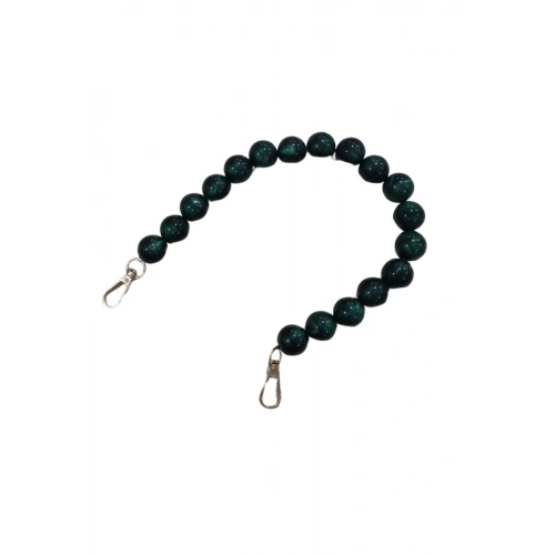 Çanta Askısı 40 Cm Akrilik Yuvarlak Yeşil