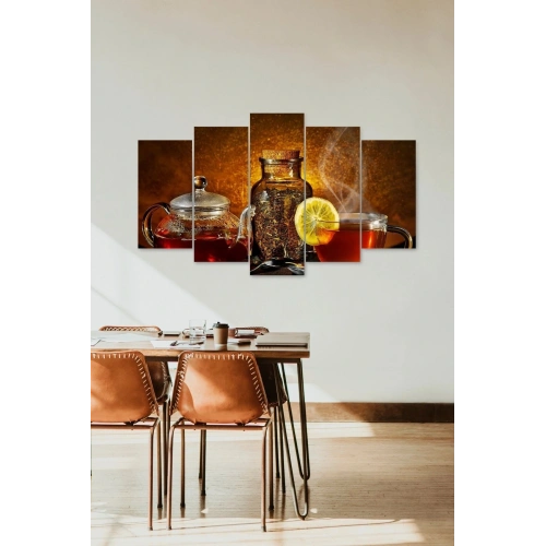 Çay Bardak 5 Parçalı Mdf Tablo 60 x 100