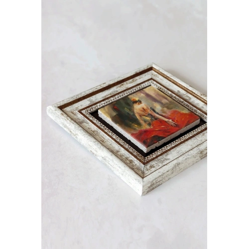 Çerçeveli Taş Tablo , Çerçeveli Taş Duvar Dekoru-enkcrcvtbl-00153 20 cm