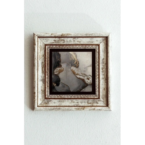 Çerçeveli Taş Tablo , Çerçeveli Taş Duvar Dekoru-enkcrcvtbl-00156 20 cm