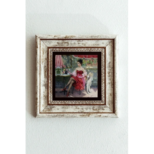 Çerçeveli Taş Tablo , Çerçeveli Taş Duvar Dekoru-enkcrcvtbl-00169 20 cm