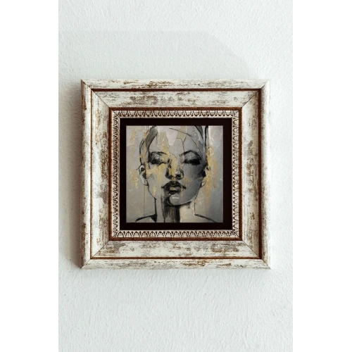 Çerçeveli Taş Tablo , Çerçeveli Taş Duvar Dekoru-enkcrcvtbl-00177 20 cm