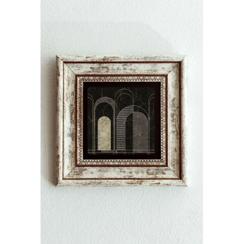 Çerçeveli Taş Tablo , Çerçeveli Taş Duvar Dekoru-enkcrcvtbl-00184 20 cm