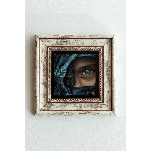 Çerçeveli Taş Tablo , Çerçeveli Taş Duvar Dekoru-enkcrcvtbl-00185 20 cm