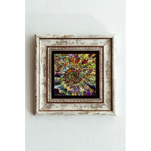 Çerçeveli Taş Tablo , Çerçeveli Taş Duvar Dekoru-enkcrcvtbl-00199 20 cm