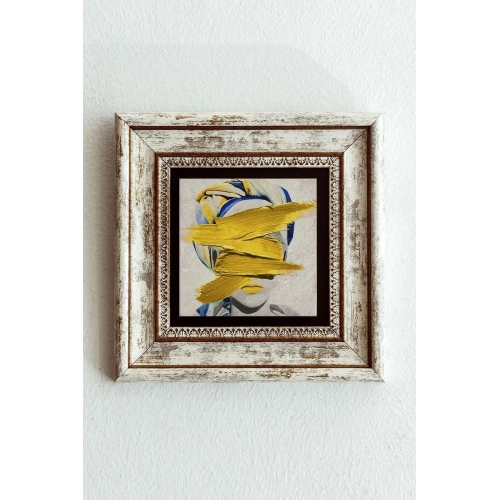 Çerçeveli Taş Tablo , Çerçeveli Taş Duvar Dekoru-enkcrcvtbl-00205 20 cm