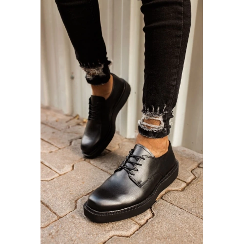 CH001 - FST Classic Lace Erkek Ayakkabı SIYAH