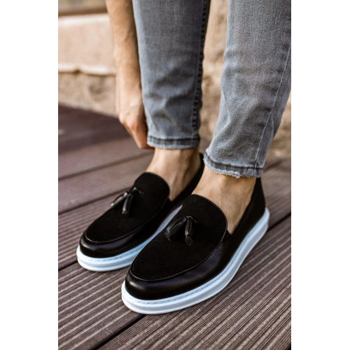 CH002 - CBT Loafer Pelle Erkek Ayakkabı SIYAH