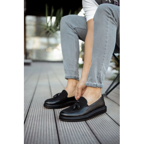 CH002 - CST Loafer Pelle Erkek Ayakkabı SIYAH
