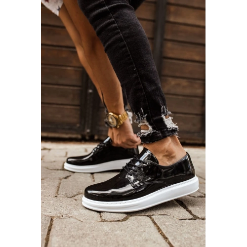 CH003 - RBT Pelle Verniciata Classica Erkek Ayakkabı SIYAH