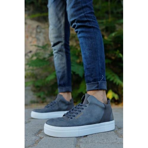 CH004 CBT Hide Mens Shoes ANTHRACITE