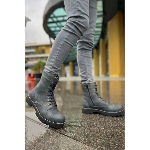 CH009 CST Military Mens Boots ANTHRACITE