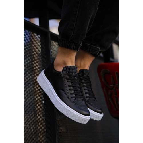 CH017 FBT Pyramid Mens Shoe BLACK