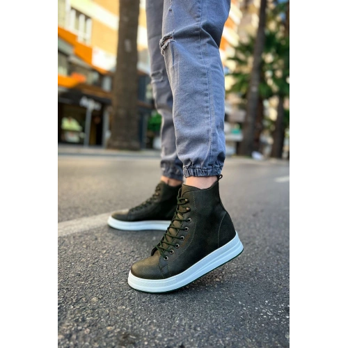 CH055 CBT Between Mens Boots KHAKI