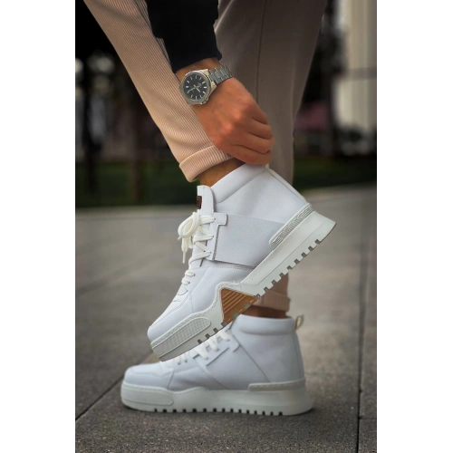 CH057 GBZ Ghost Line Mens Boot WHITE / WHITE