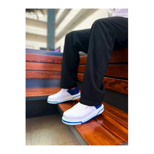 CH075 CBT Signature Mens Shoes WHITE / SAX BLUE