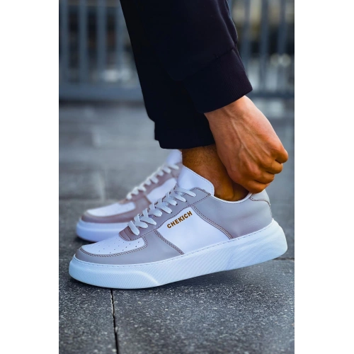 CH087 FBT Kenton Mens Shoes WHITE/GRAY