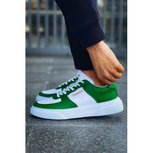 CH087 - FBT Kenton Erkek Ayakkabı BEYAZ/YESIL