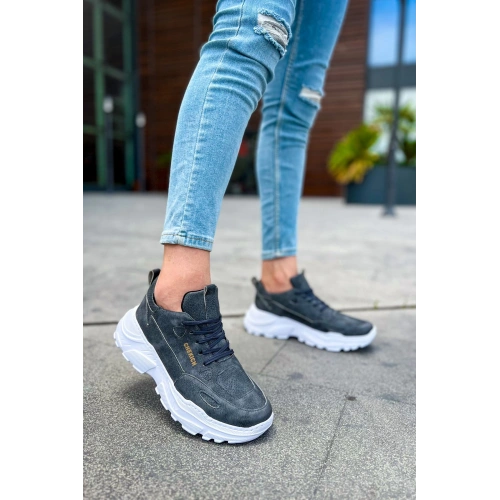 CH089 CBT Low Top Lace Up Mens Shoes ANTHRACITE