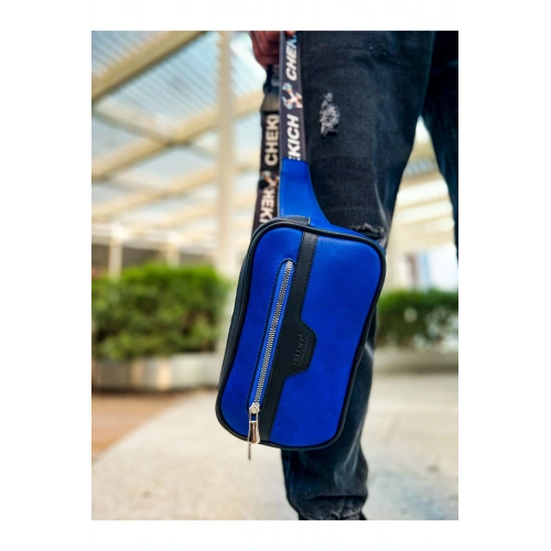 CH101 - Poani Tablet Erkek Çanta SIYAH/MAVI