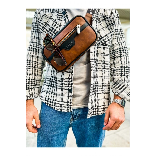 CH101 - Poani Tablet Erkek Çanta SIYAH/TABA