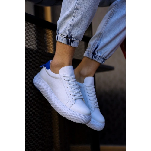 CH107 CBT Felibord Mens Shoes WHITE / SAX BLUE