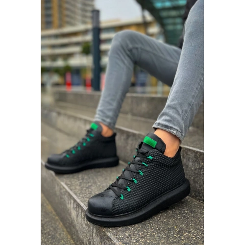 CH111 - GST Milano Erkek Bot SIYAH / YESIL