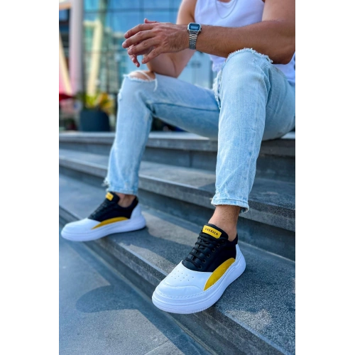 CH115 CBT Mens Shoe WHITE/YELLOW/BLACK