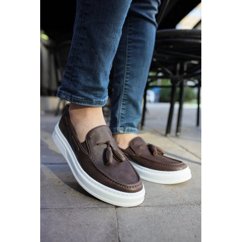 CH127 CBT Loafer-X Mens Shoes BROWN