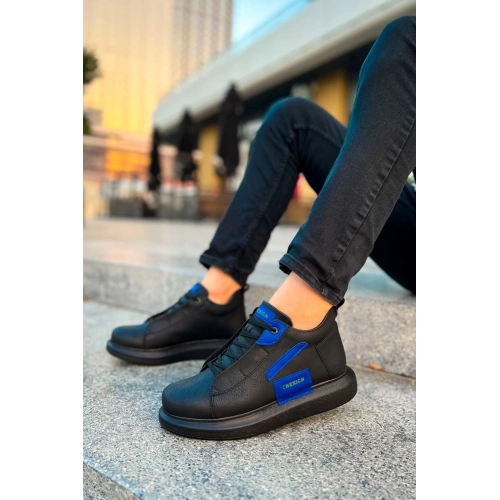 CH131 GST Frogner Mens Boots BLACK/SAX BLUE