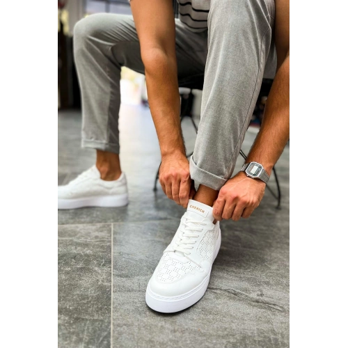 CH153 CBT Oxford Mens Shoes WHITE