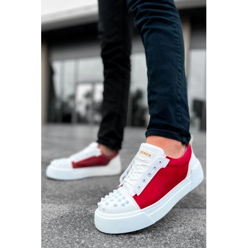 CH169 CBT Thorn Mens Shoes WHITE / RED