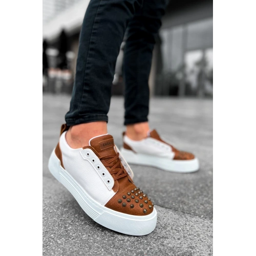 CH169 CBT Thorn Mens Shoes TAN/WHITE