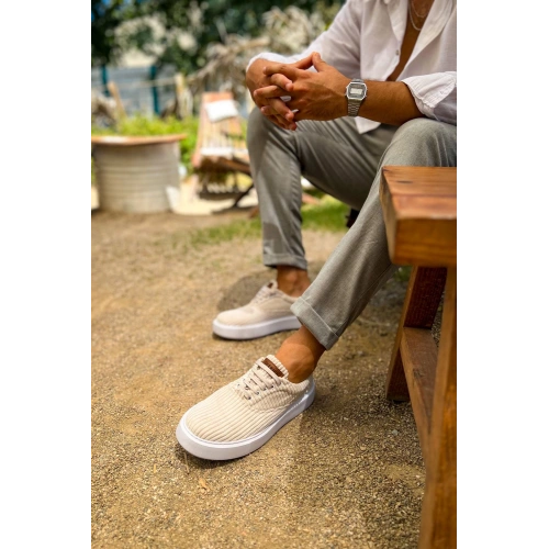 CH173 - KBT Velluto Erkek Ayakkabı BEYAZ