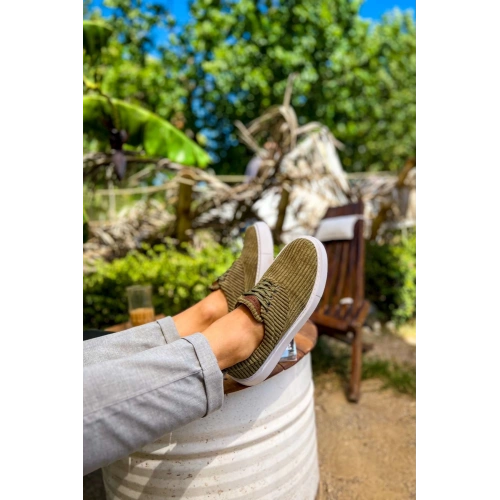 CH173 - KBT Velluto Erkek Ayakkabı HAKI