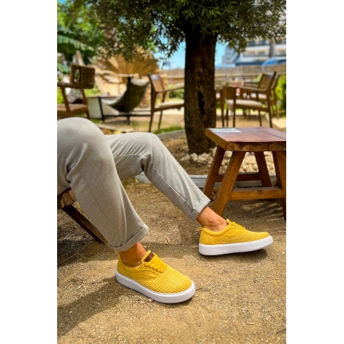 CH173 - KBT Velluto Erkek Ayakkabı SARI