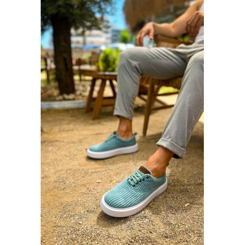 CH173 - KBT Velluto Erkek Ayakkabı SU YESILI