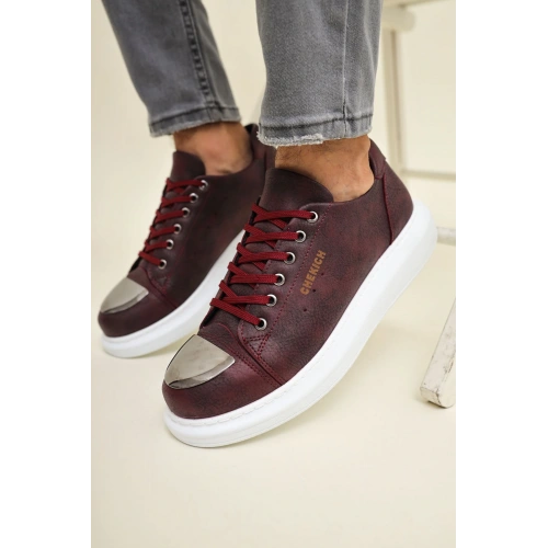 CH175 - CBT Mirror Erkek Ayakkabı BORDO