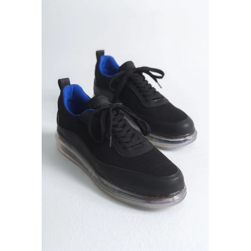 CH181 - RRT İpekyol  Erkek Ayakkabı SIYAH/SAX MAVI