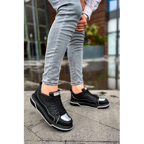 CH183 - CST Jet Setter Mirror  Erkek Ayakkabı SIYAH/GUMUS